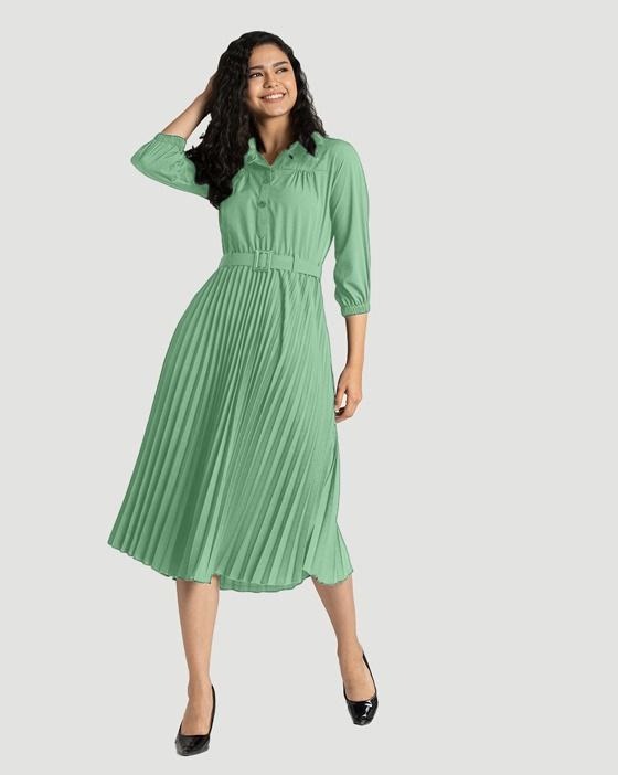 Zara Crepe Moss Western Wear One Piece Tops Catalog